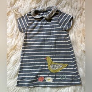 Baby Boden Dress with Chicken Print - Size 6-12 Months - EUC